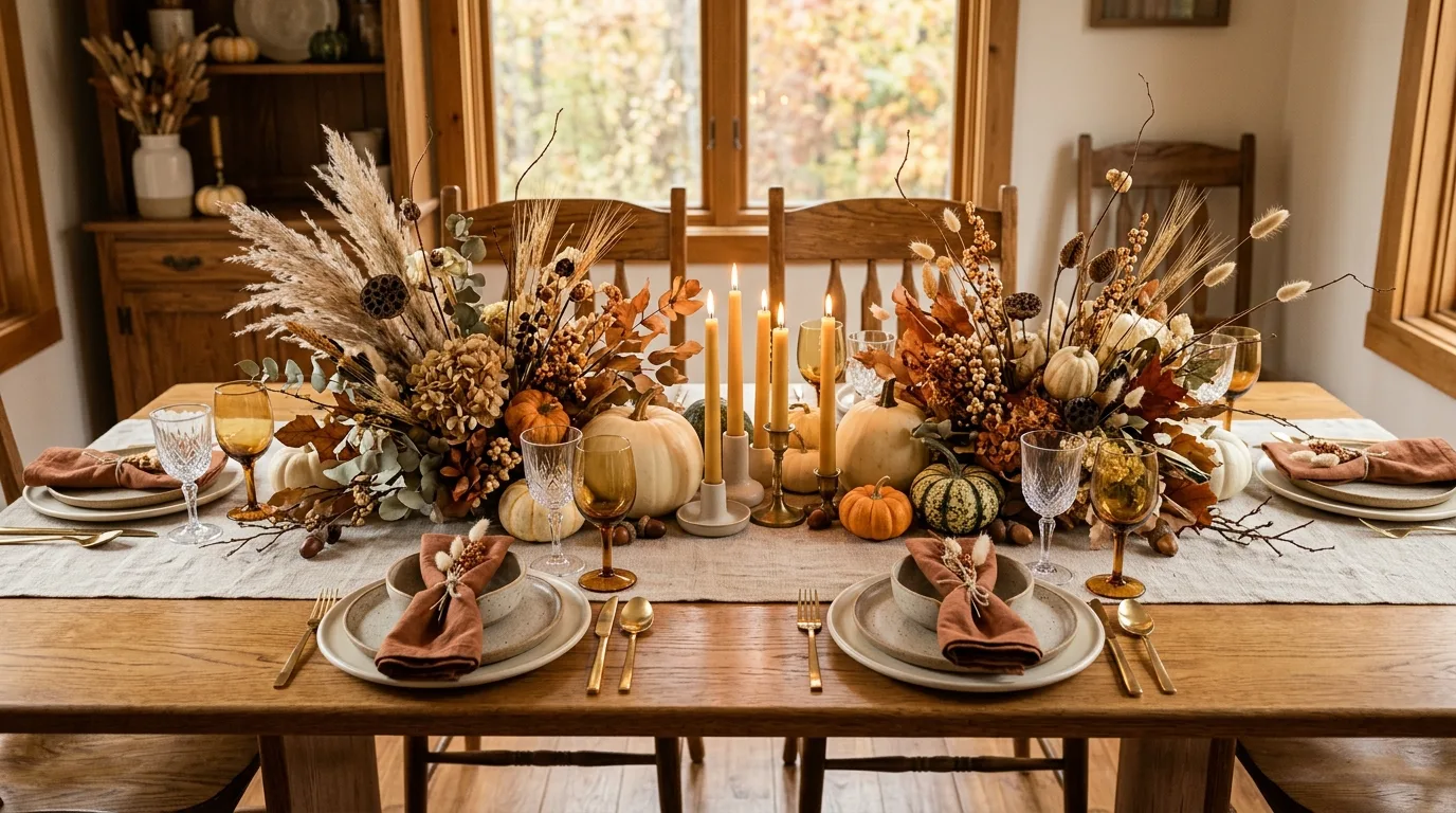 Warm up the entry so the season starts immediately inspiration for a fall home interior.